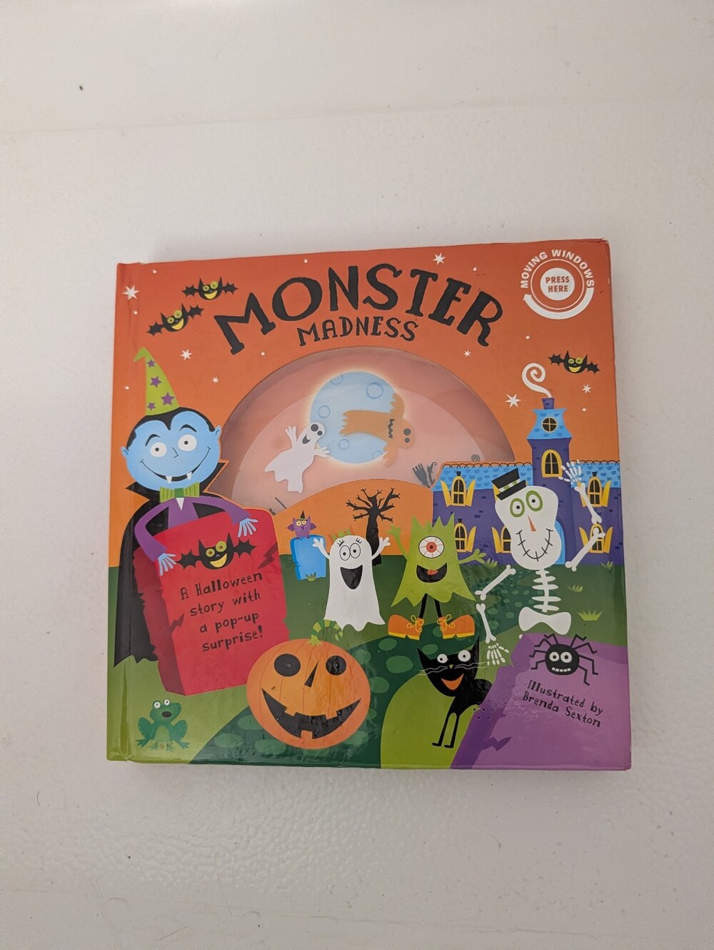 Monster Madness Kids Halloween Book (Moving Window Does Not Work)